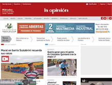 Tablet Screenshot of laopinion.com.co
