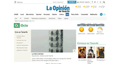 Desktop Screenshot of ocio.laopinion.es